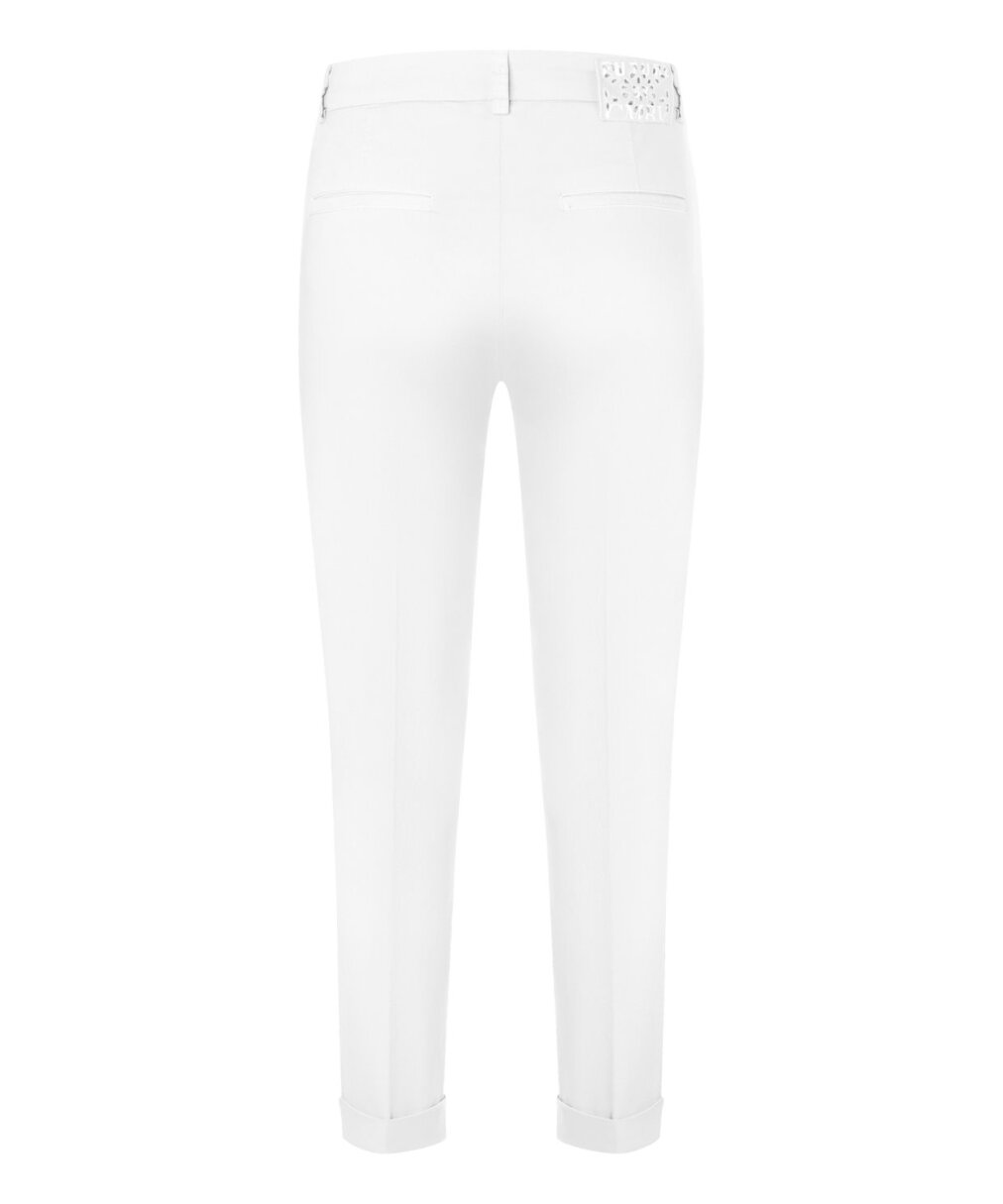 Pantalon de coton blanc Stella