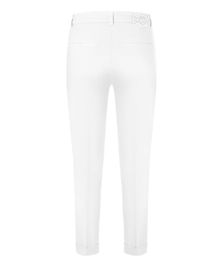 Pantalon de coton blanc Stella